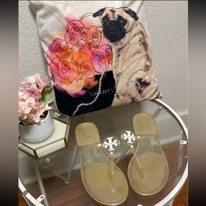 Tory burch  clear sandals